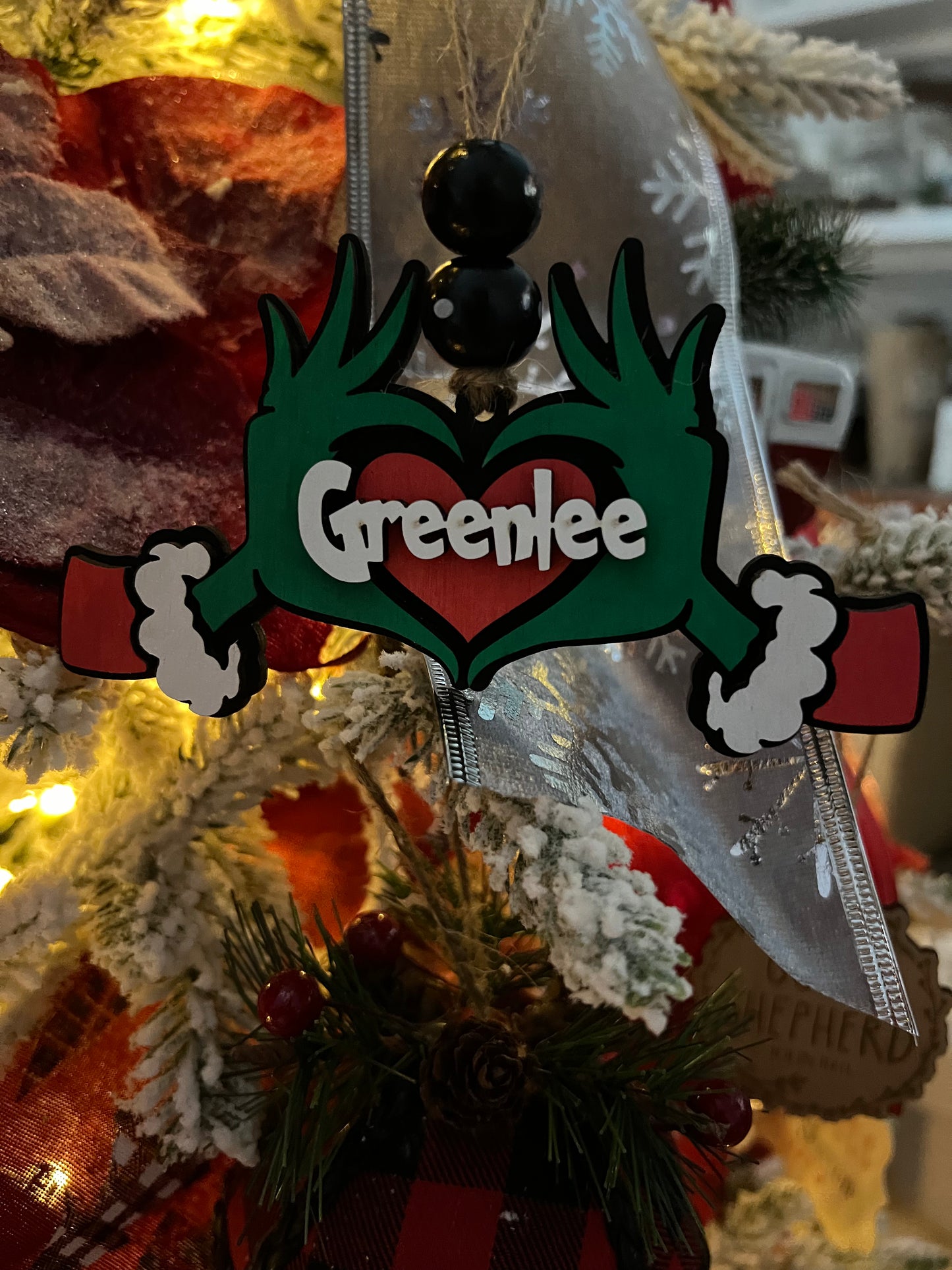 Green Hands Ornament