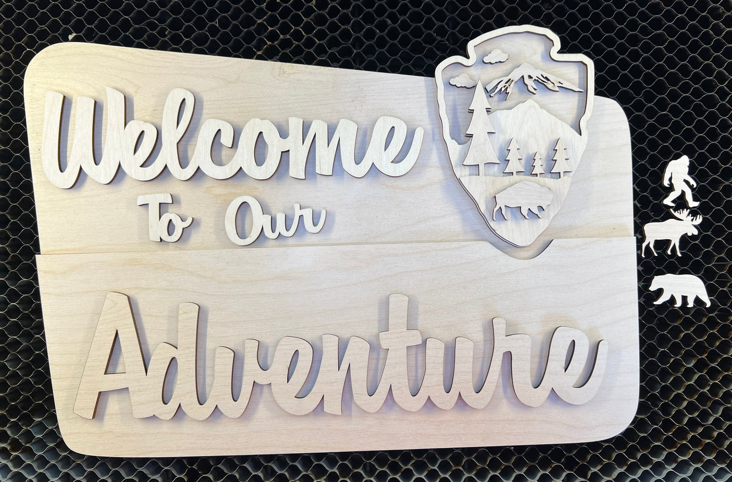 Welcome to Adventure NP Sign
