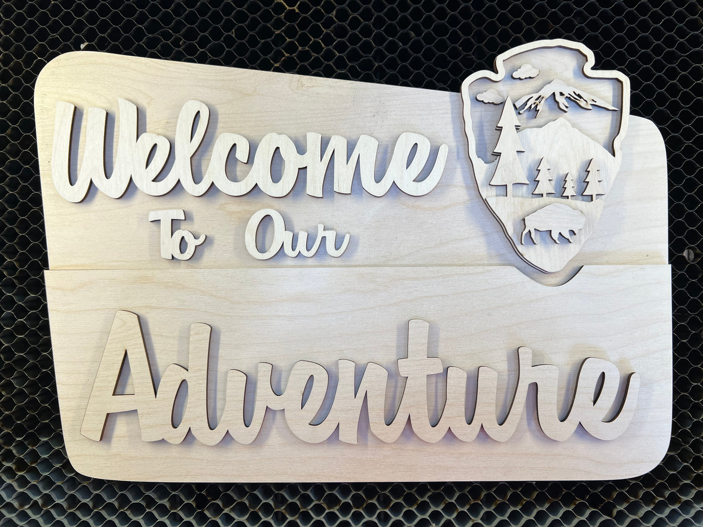 Welcome to Adventure NP Sign