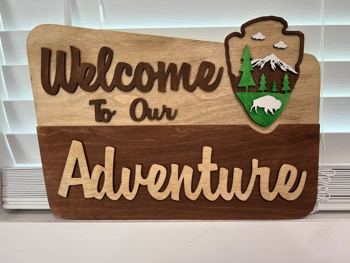 Welcome to Adventure NP Sign