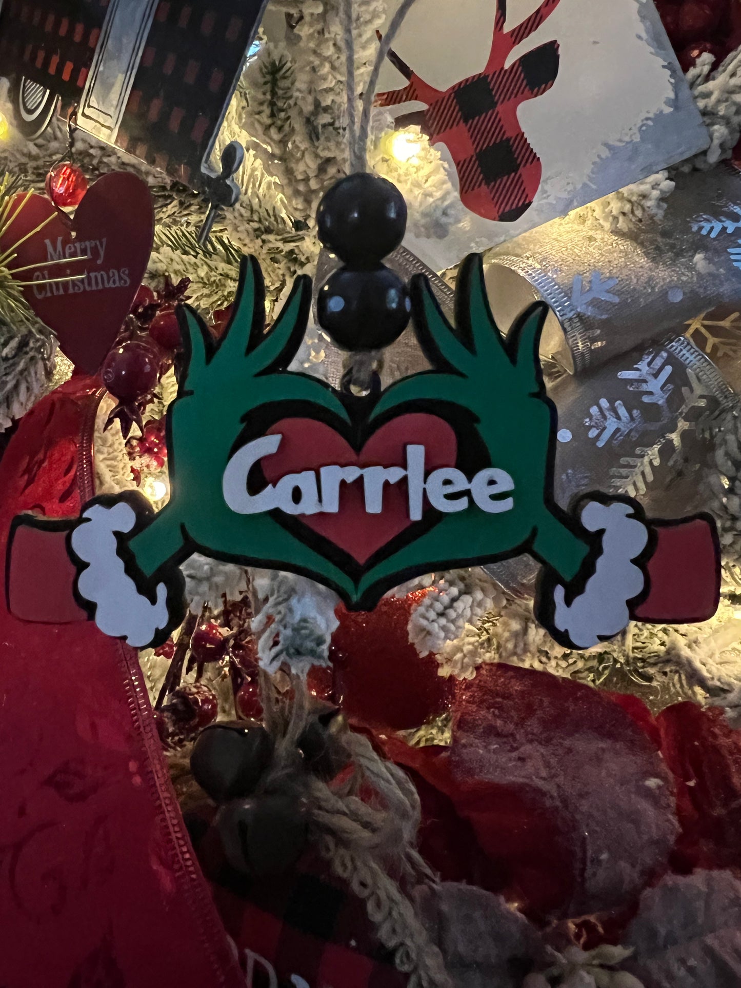 Green Hands Ornament