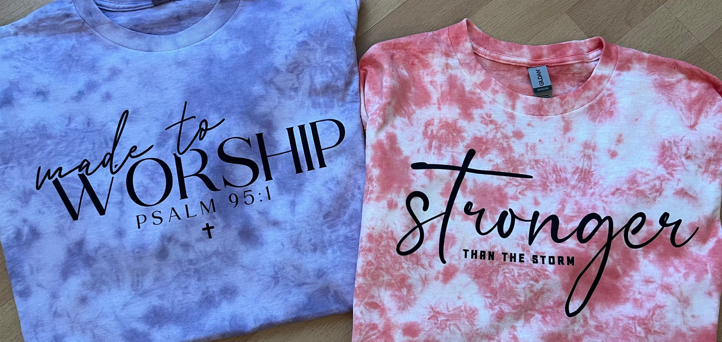 Tye Dye Faith Shirt