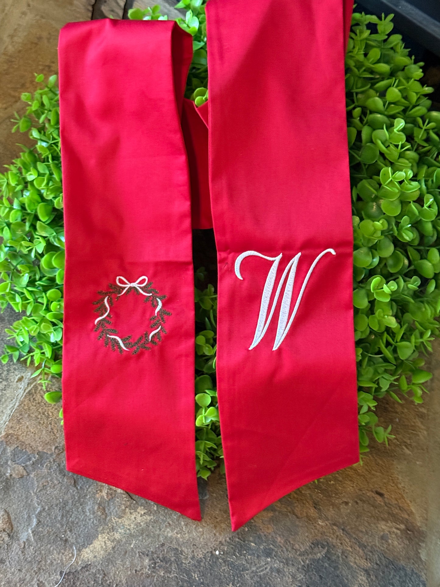Wreath Sash