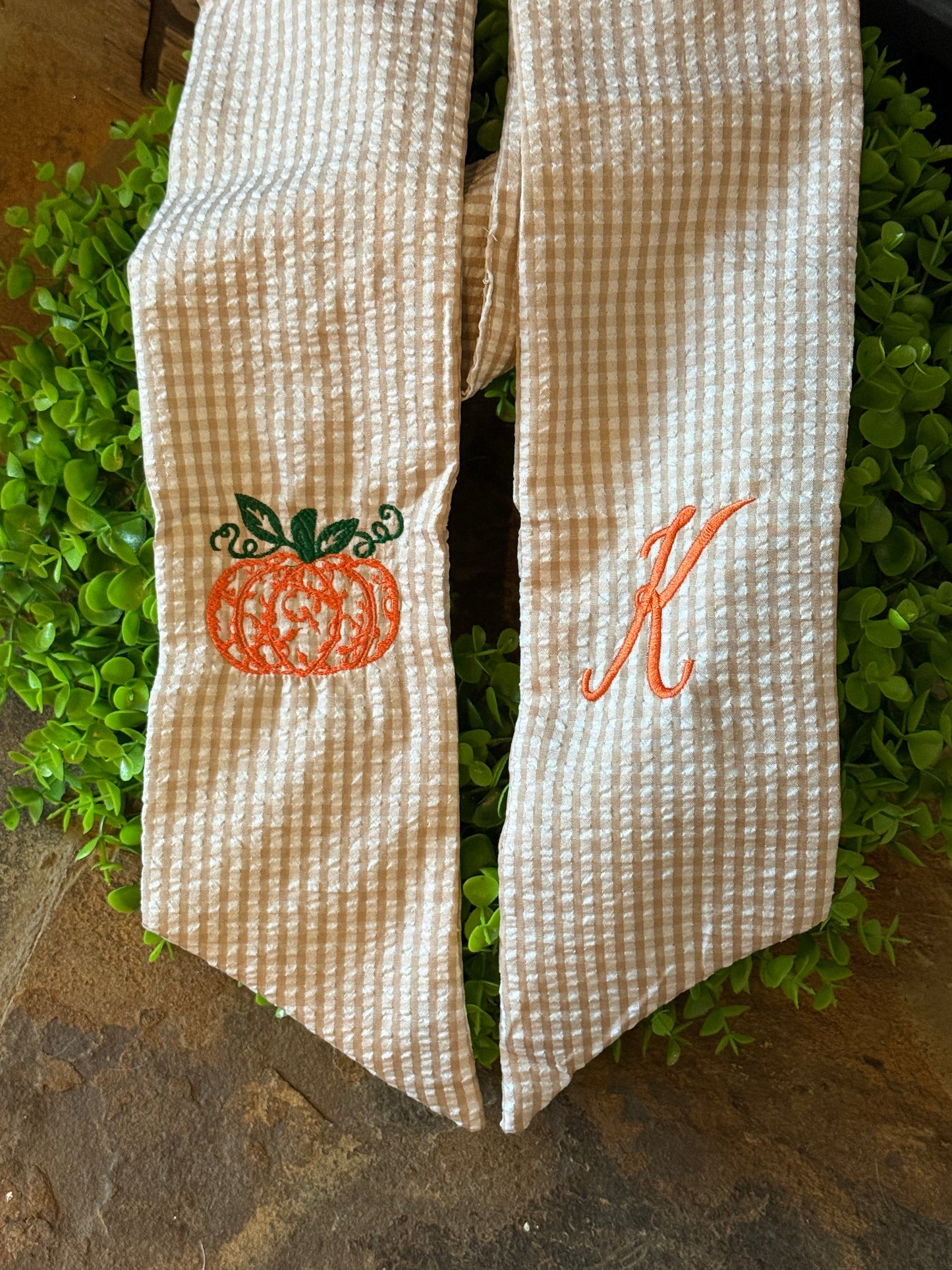 Wreath Sash