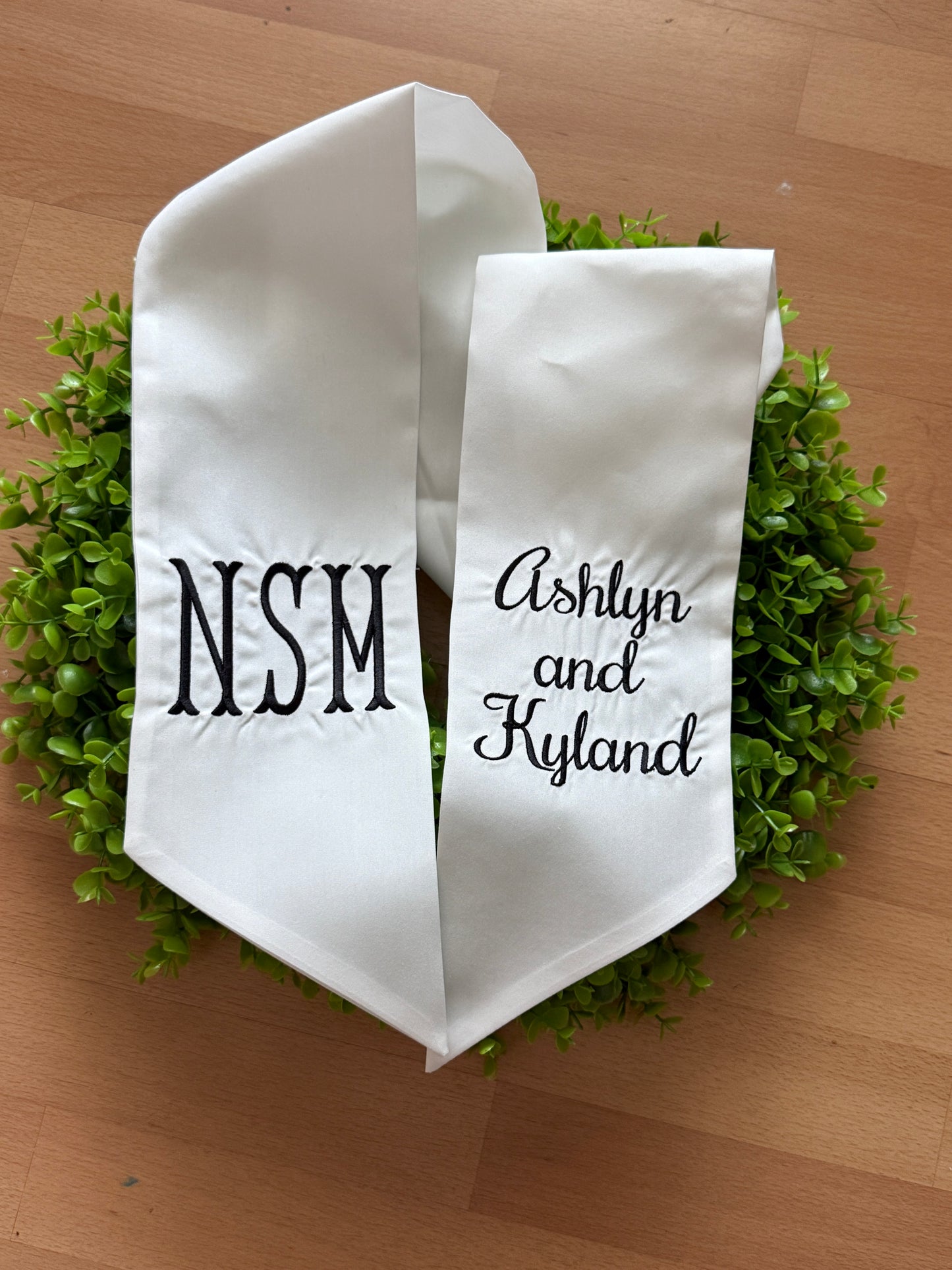Wreath Sash