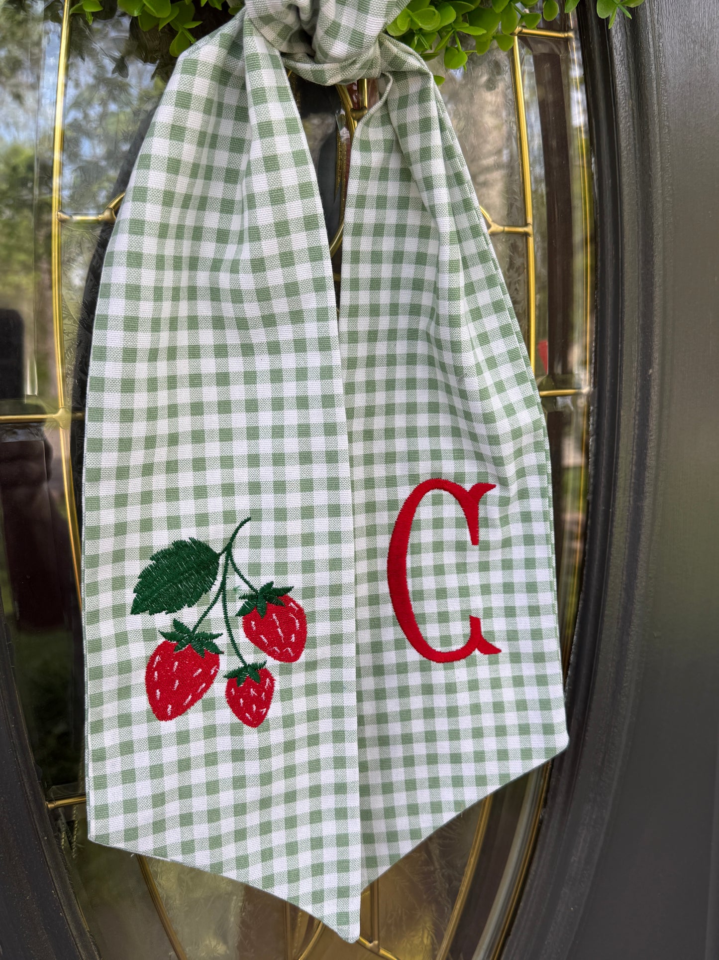 Wreath Sash