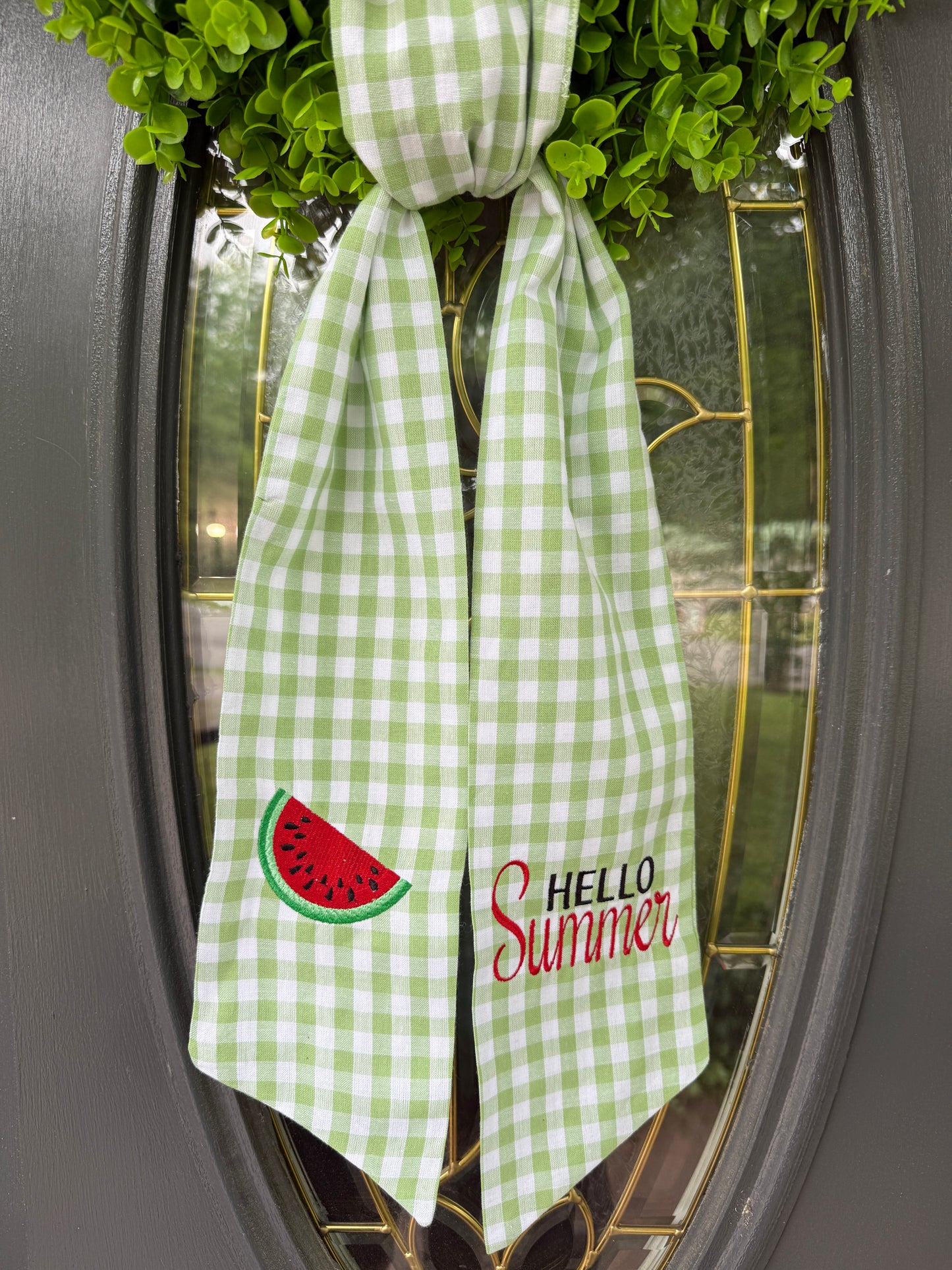 Wreath Sash