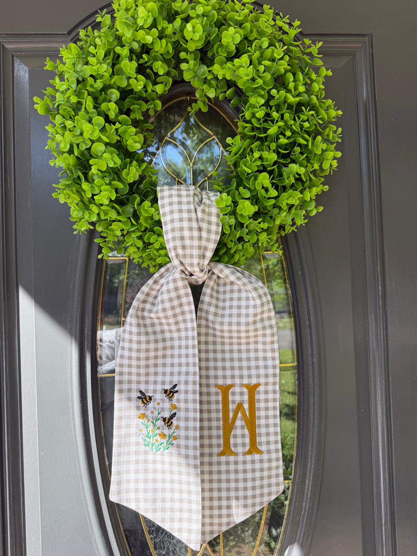 Wreath Sash