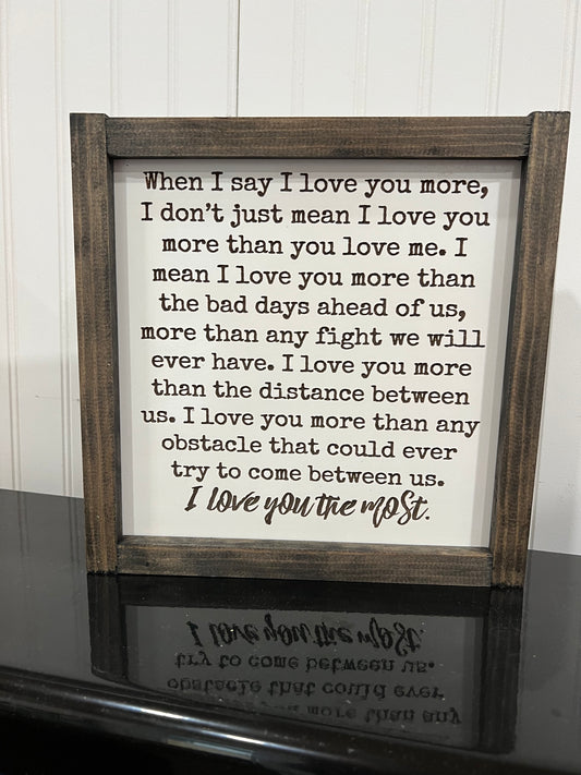 Love You Most